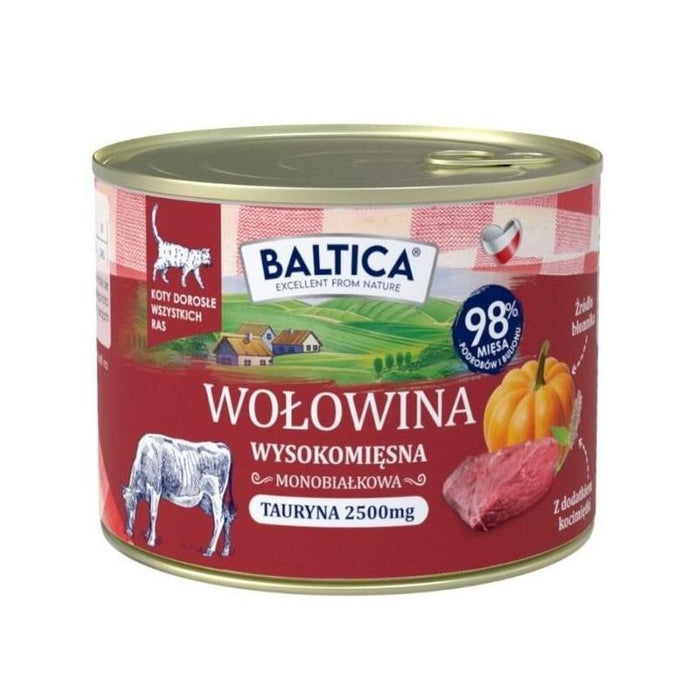 Baltica Smaki Regionów Beef With Liver - Comida Húmeda Para Gatos - 185g