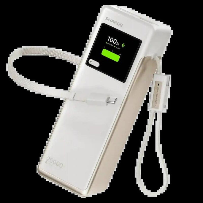 Banco De Energía Sharge Hypertower X6 Blanco 170 (4 En 1, 170 W, 25 K)