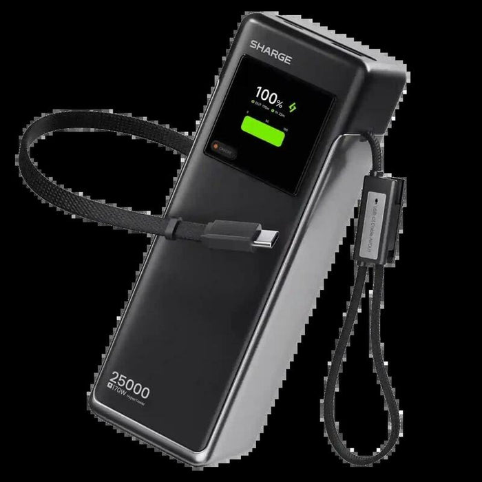 Banco De Energía Sharge Hypertower X6 Negro 170 (4 En 1, 170 W, 25 K)