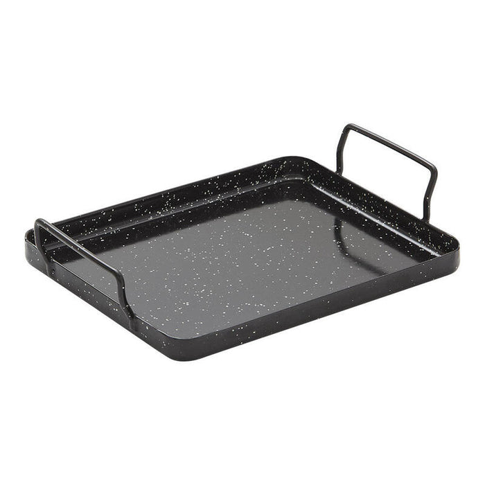 Bandeja De Acero Esmaltado Para Horno 26x30x2cm Vaello