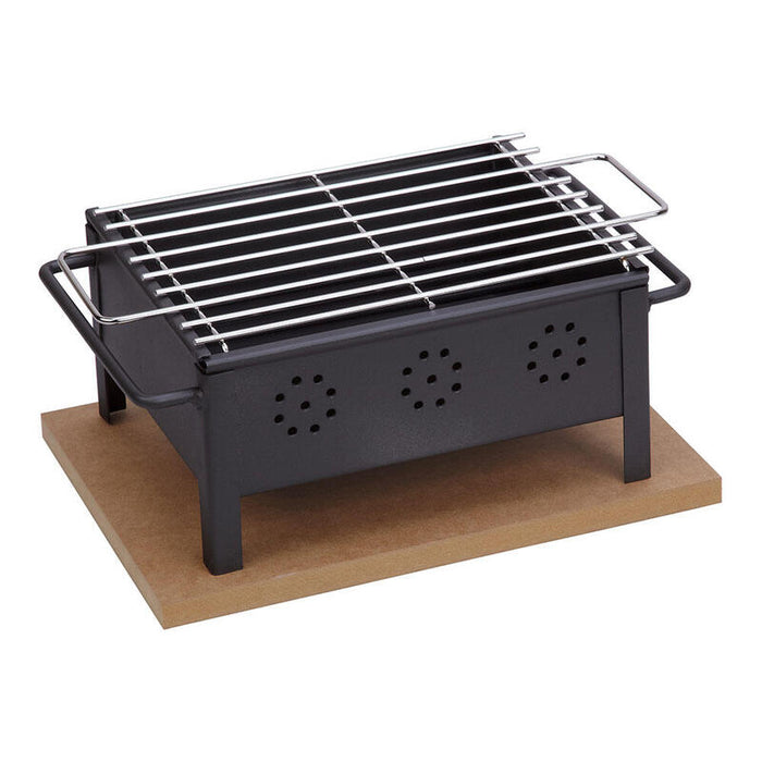 Barbacoa De Sobremesa 25x20cm (Parrila Inoxidable) 2905 Sauvic