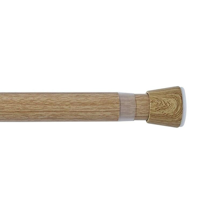 Barra Extensible Multiuso A Presión Sin Taladro, Madera, Ø2,8 - 2,5 X 70 - 120 Cm