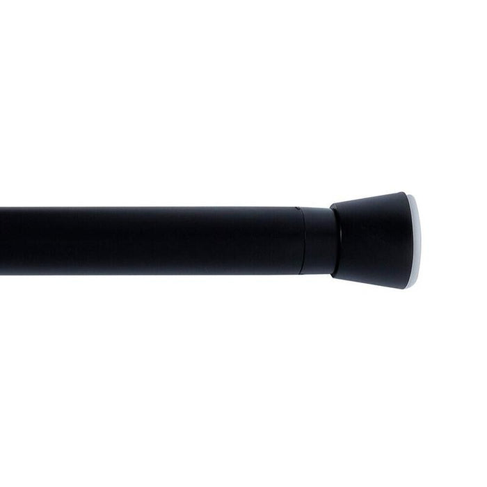 Barra Extensible Multiuso A Presión Sin Taladro, Negra, Ø2,8 - 2,5 X 140 - 250 Cm