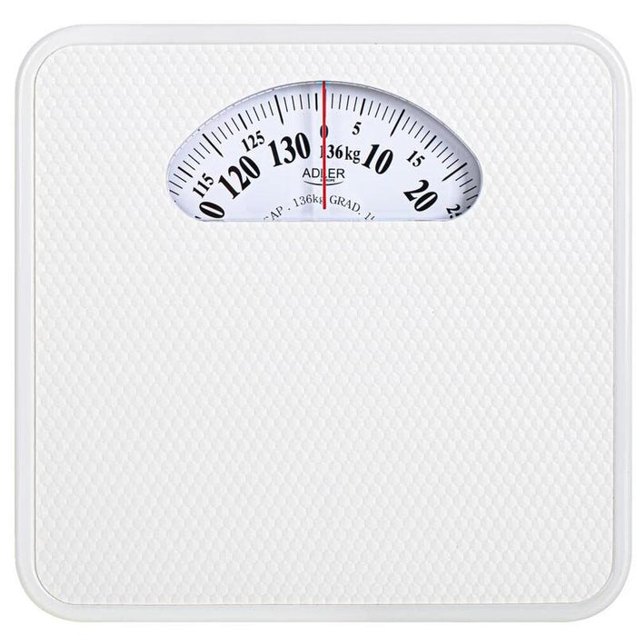 Bascula  Adler Ad 8179w Mechanical Bathroom Scale, White