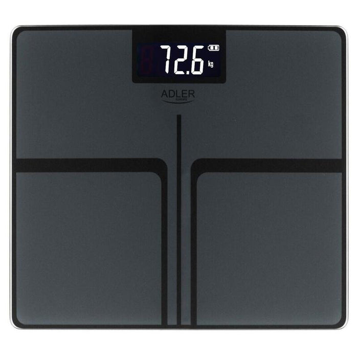 Báscula De Baño Adler Ad 8194 Con Tiras Usb C Recargable, 180 Kg, Precisión De 100 G
