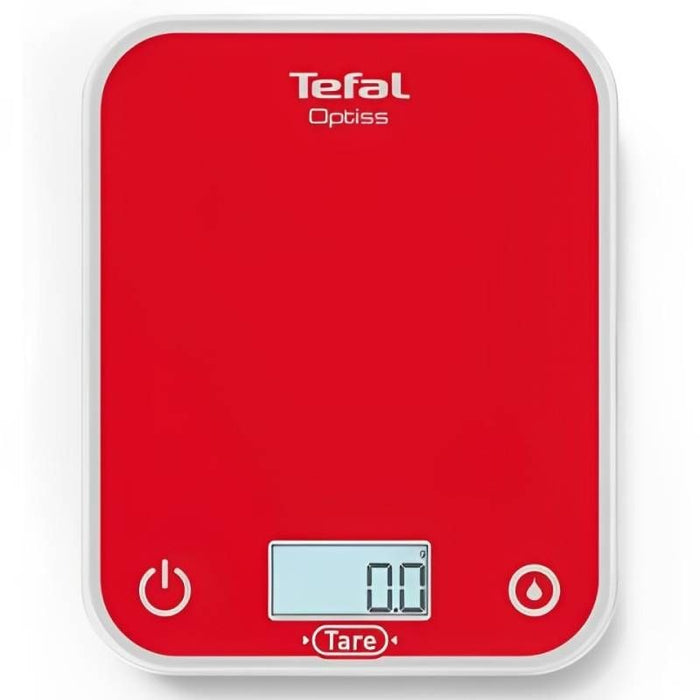 Báscula De Cocina Electrónica Tefal Optiss Hasta 5kg Roja