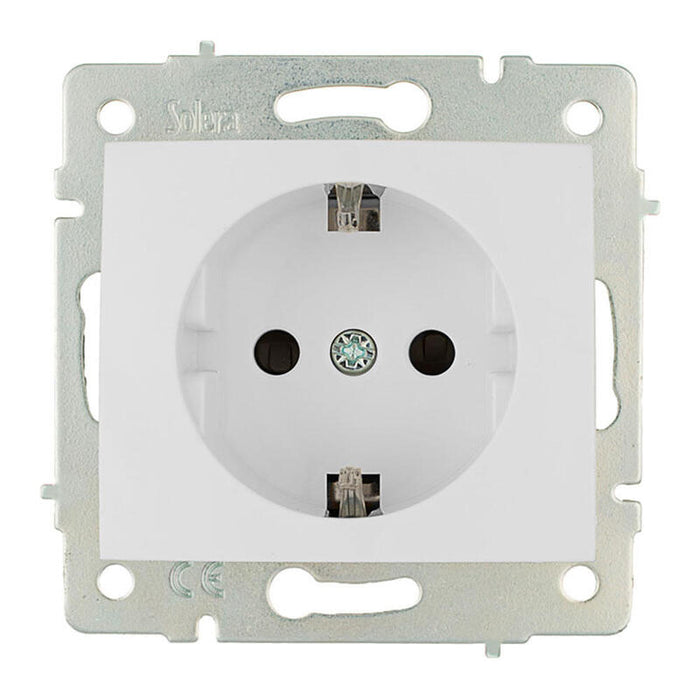 Base Bipolar Con T/Tl 16a 250v Con Obturador Serie Europa Solera Erp60