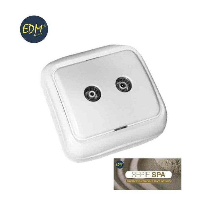 Base Tv Y Radio Superficie "Serie Spa" 77 X 77 X 30 Mm