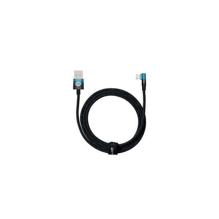 Baseus Data Cable Lightning 2.4a 2mt Mvp 2 Elbow-Shaped Blue Cavp000121