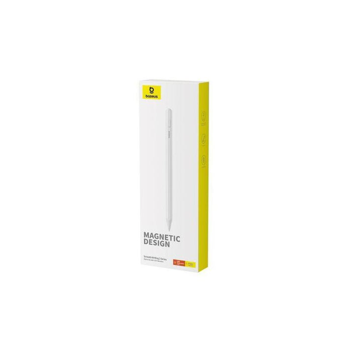 Baseus Tablet Tool Pen Smooth Writing 2 With Led Indicator For Ipad With Cable (Type-C 3a 0.3m) White (P80015802213-02)