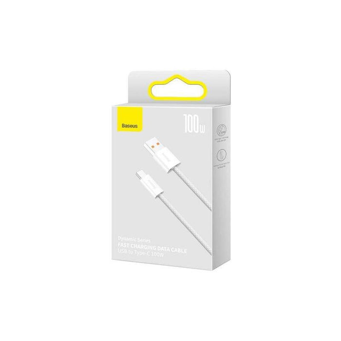Baseus Type-C Dynamic Series Cable 100w, 1m White (Cald000602)