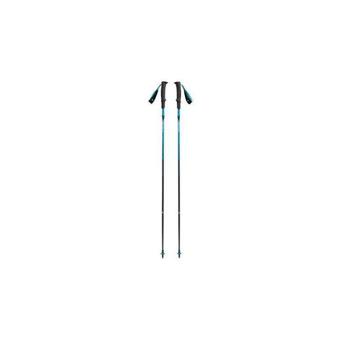 Bastones De Trekking Black Diamond Distance Carbon Z, Equipamiento De Fitness Antracita/Azul, 1 Par, 115 Cm Bd11255440071151