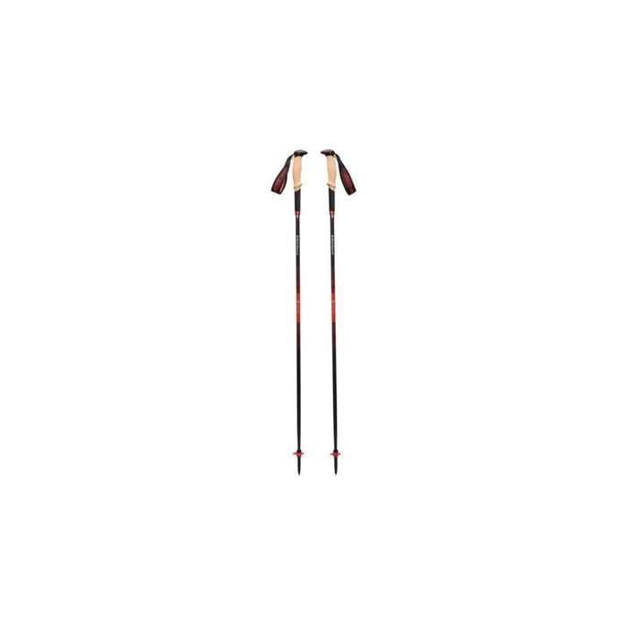 Bastones De Trekking Black Diamond Pursuit Carbon Z, Equipamiento De Fitness Antracita/Naranja, 1 Par, 115 Cm Bd11000680011151