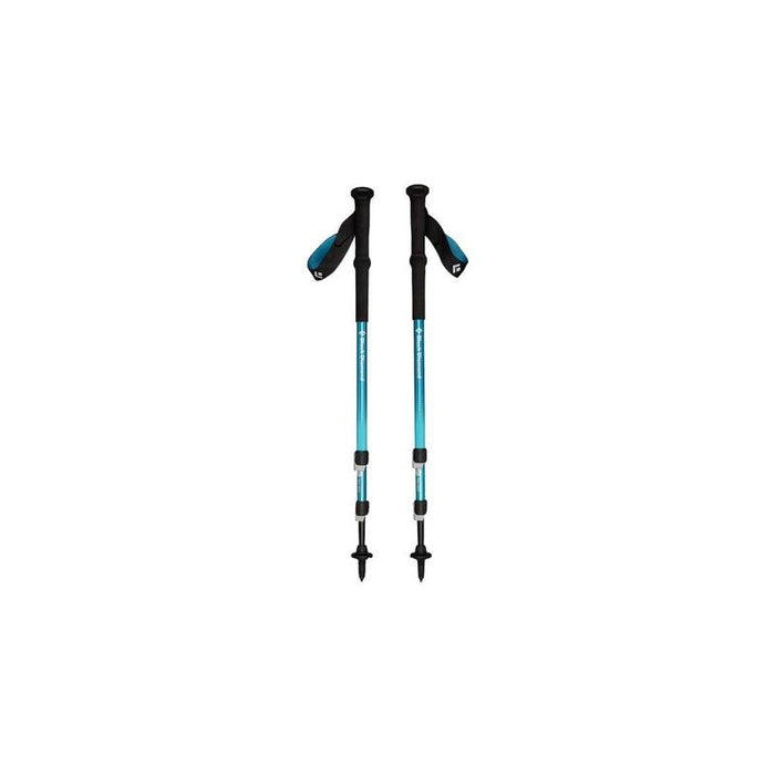 Bastones De Trekking Black Diamond  Trail Back, Equipo De Fitness 1 Par, 100 A 140 Cm, Creek Blue Bd1125524064all1