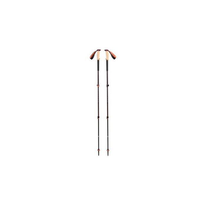 Bastones De Trekking Black Diamond Trail Cork, Equipamiento De Fitness Antracita/Naranja, 1 Par, 100-140 Cm Bd1100656052all1