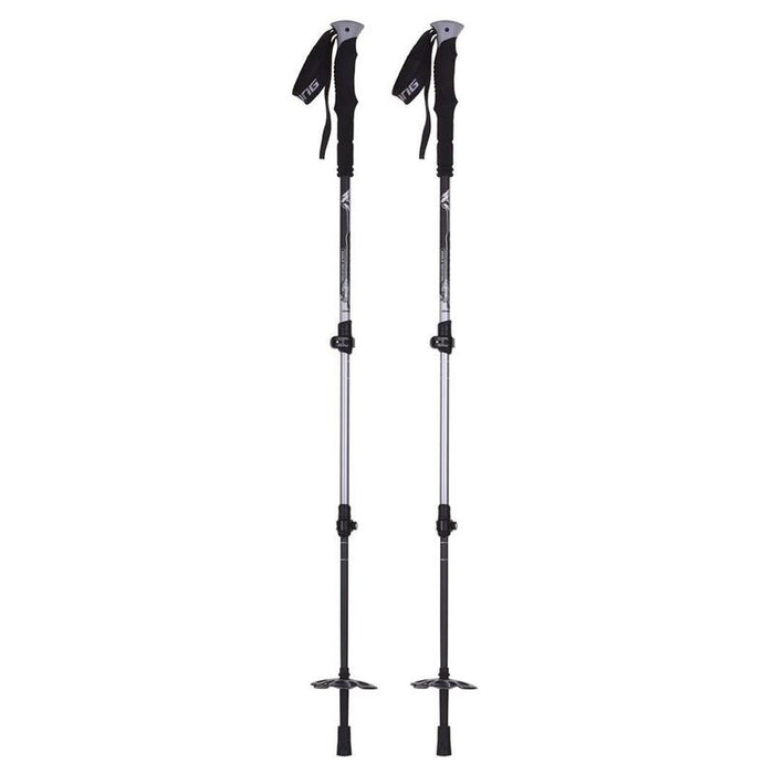 Bastones Viking Vario Tour Skitouring Negro/Gris