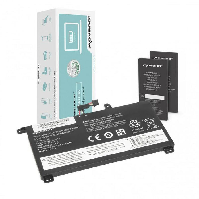 Bateria 01av493 Do Lenovo Thinkpad T570 T580 P51s - 2000 Mah (30 Wh)