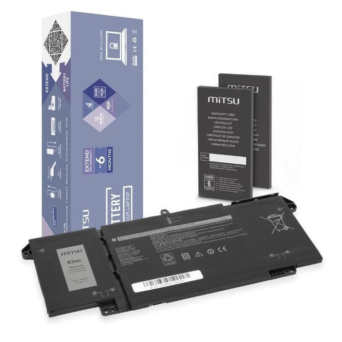 Bateria 7fmxv Do Dell Latitude 5320 7320 7420 7520 - 15.2v 4144 Mah (63 Wh) 15.2v
