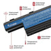 Batería De Alta Capacidad Para Portátil Packard Bell Easynote Tk11 Tk11Bz Tk37 Tk81 Tk83 Tk85 Tk87