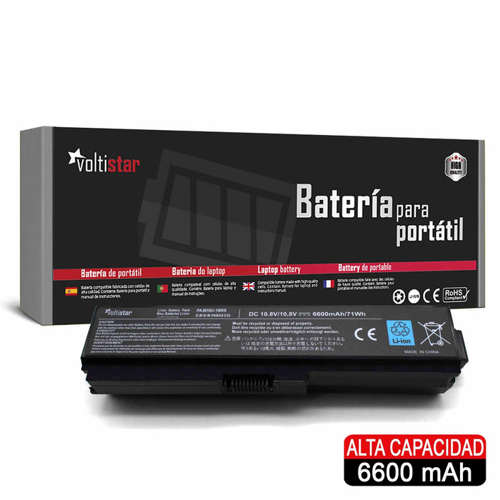 Batería De Alta Capacidad Para Portátil Toshiba L630 L640 L640D L645 L645D L650 Pa3634U Pa3635U Pa3636U