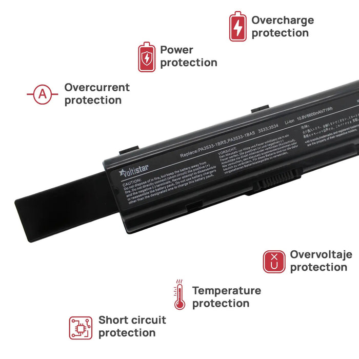 Batería De Alta Capacidad Para Portátil Toshiba Satellite L500 L300 L500D L505 L505D A200 A205