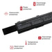 Batería De Alta Capacidad Para Portátil Toshiba Satellite L500 L300 L500D L505 L505D A200 A205
