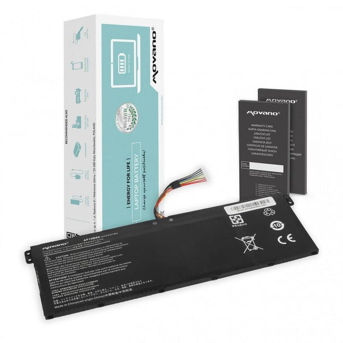 Batería Ap19b8k Para Acer Aspire 3 A314-22 A315-56 A315-57 A315-58 A317 - 3400 Mah (39 Wh)