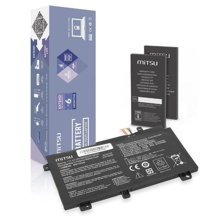 Bateria B31n1726 Asus Fx504 Fx505 Fx80g 3900 Mah (44 Wh) 11.4v