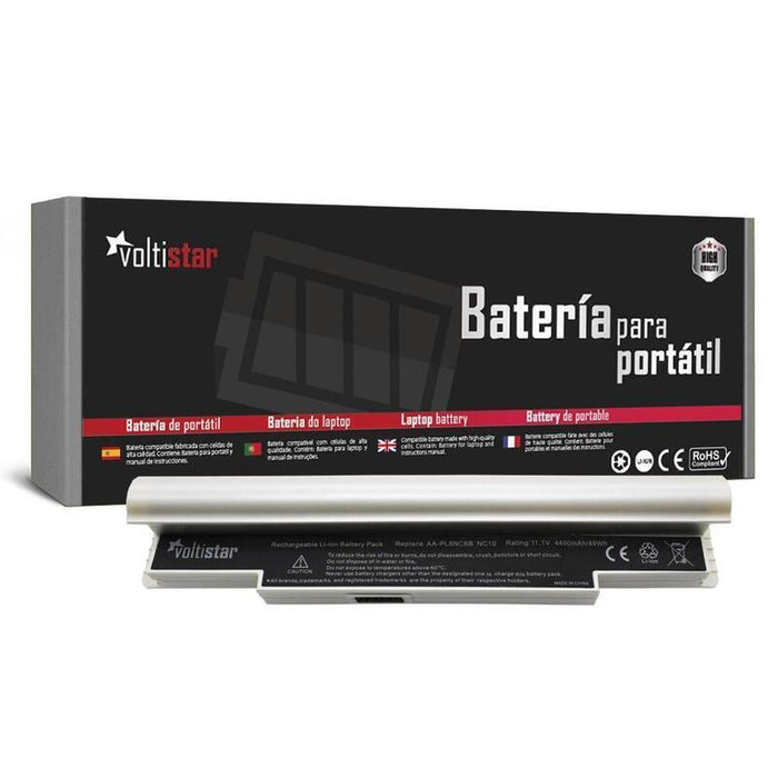 Batería Blanca Para Samsung N130 Np-N130 N140 Np-N140 N510 Np-N510 Nc10