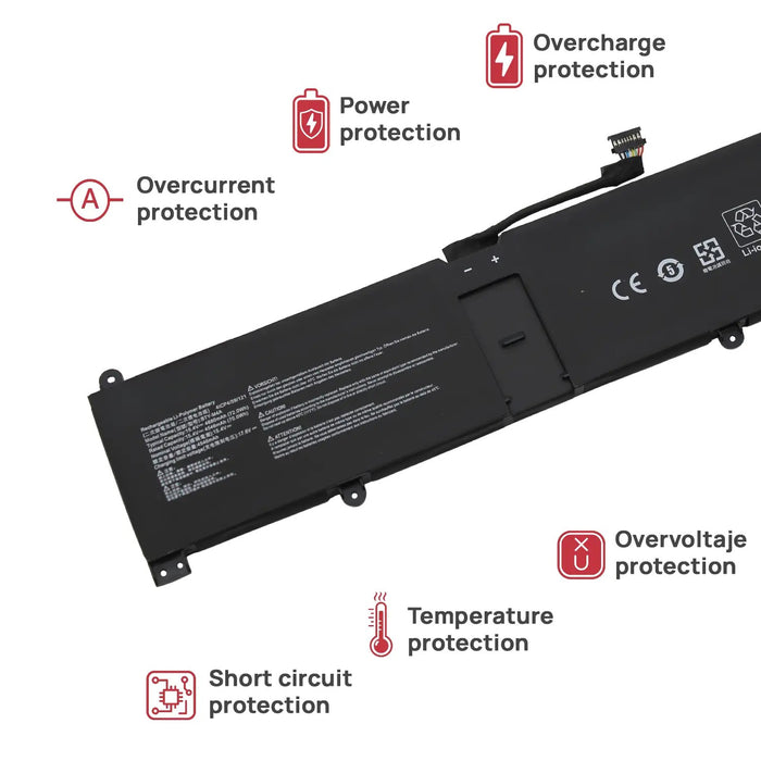 Bateria Bty-M4A Portatil Msi Summit E14 Flip Evo A12Mt