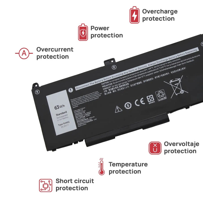 Batería Para Portátil Dell Latitude 5420 5520 Precision 3560 Series | Rj40G