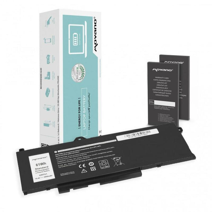Bateria Grt01 Do Dell Latitude 5421 5521 5531 Precision 3470 3561 3571 3581 - 3950 Mah (61 Wh)