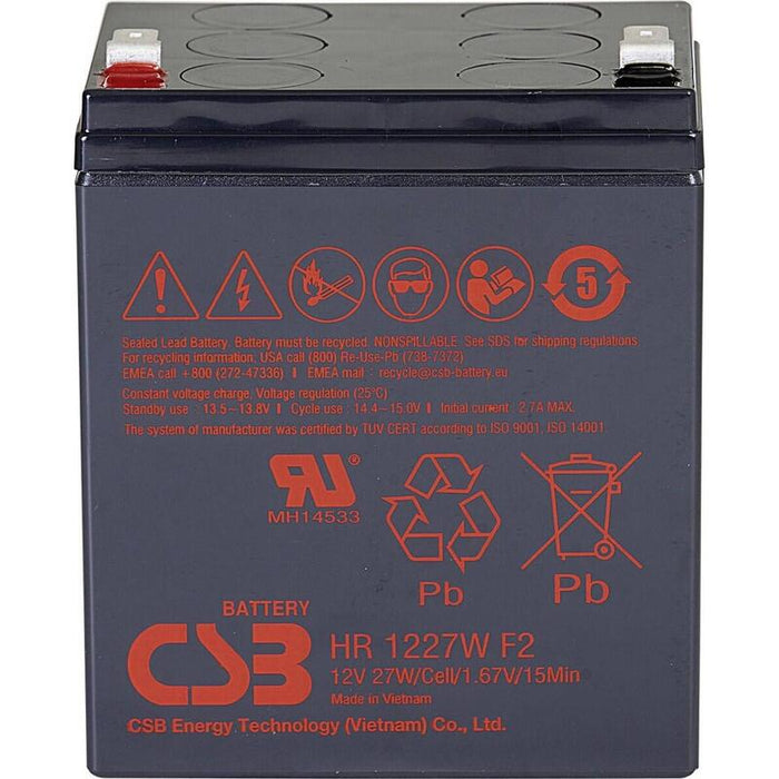 Batería Hr1227wf2 27w@15min 6.5ah 3-5lat