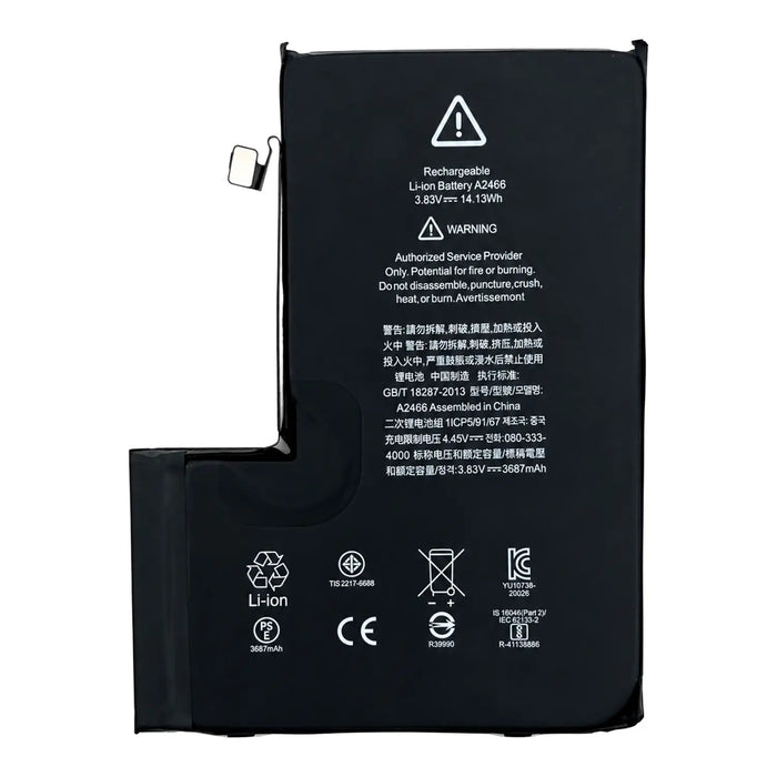 Batería Para Iphone 12 Pro Max Recambio Interno Li-Ion Con Flex