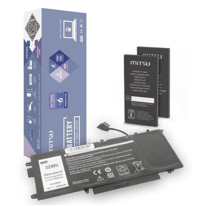 Bateria  Mitsu Para Dell Bc/De-E5289  4200mah(32wh)7.6v
