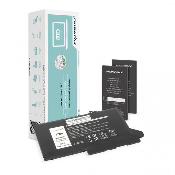 Batería Myj96 Para Dell Latitude E7390, E7490 - 11.4v - 3600 Mah (41 Wh)