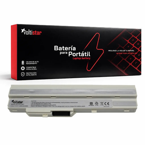 Batería Para Portátil Medion Akoya E1210 Md96727 Msi U100 U90 Blanco