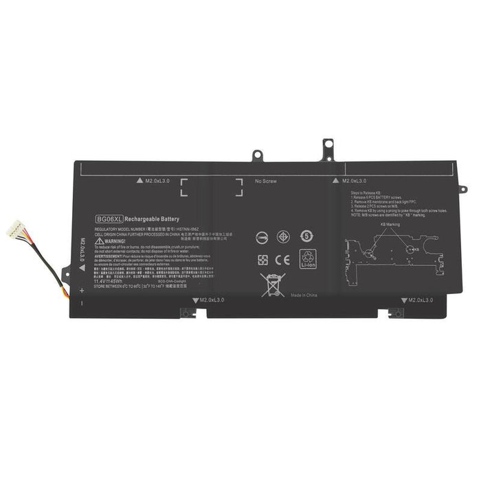 Batería Para Portátil Hp Elitebook Folio 1040 G3 Bg06xl 804175-181 804175-1b1 Hstnn-Ib6z