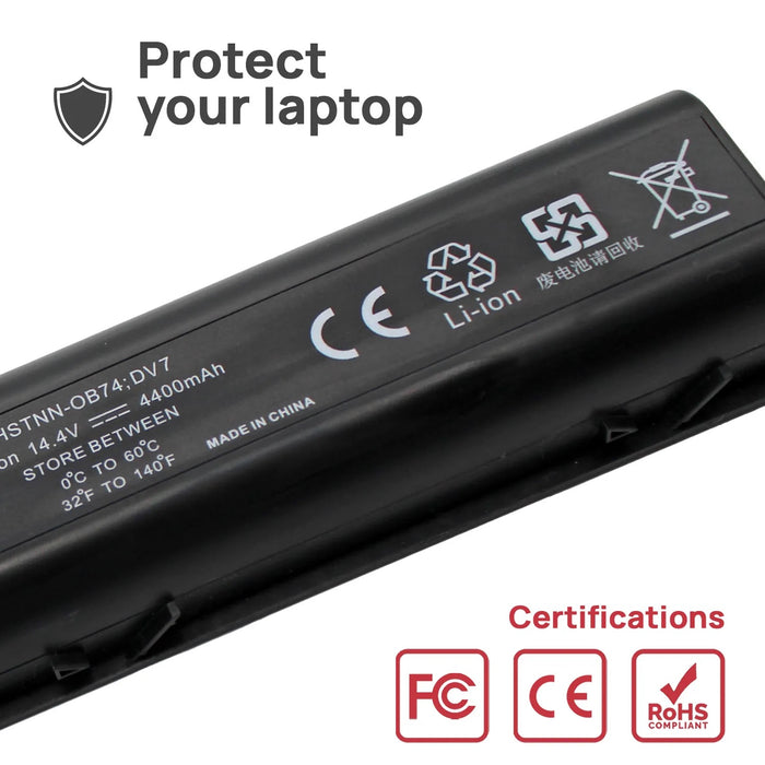 Batería Para Portátil Hp Pavilion Dv7 14.4V