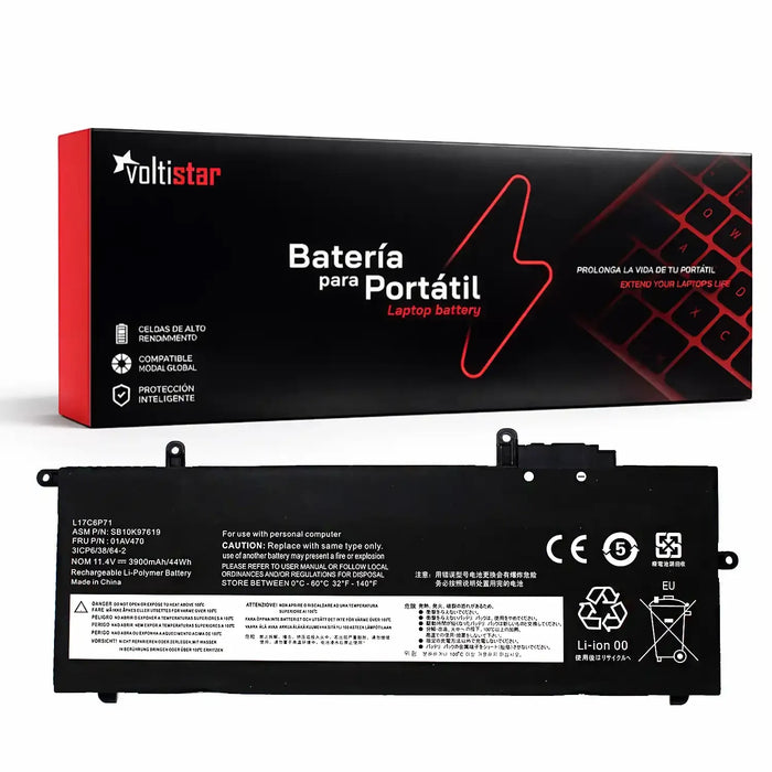 Batería Para Portátil Lenovo Thinkpad X280 Series 01Av470