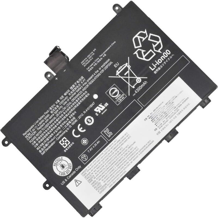Batería Para Portátil Lenovo  Thinkpad Yoga 11e 20d9 20da 20e6 20e8 20ed 20ee Series 45n1750 45n1748 45n1749 45n1751 7,4v 4400mah