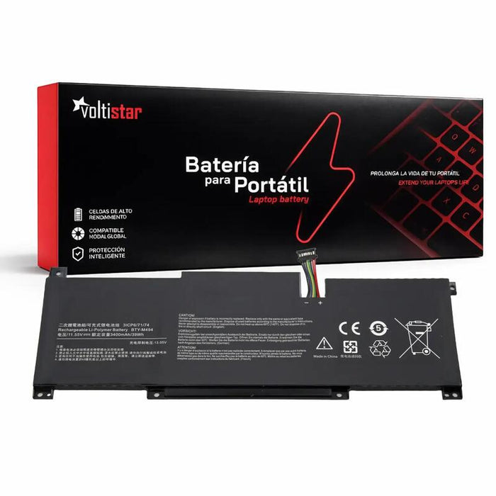 Batería Para Portátil Msi Bty M494 Ms 14c1 Ms 14d Ms 1551 Ms 1562