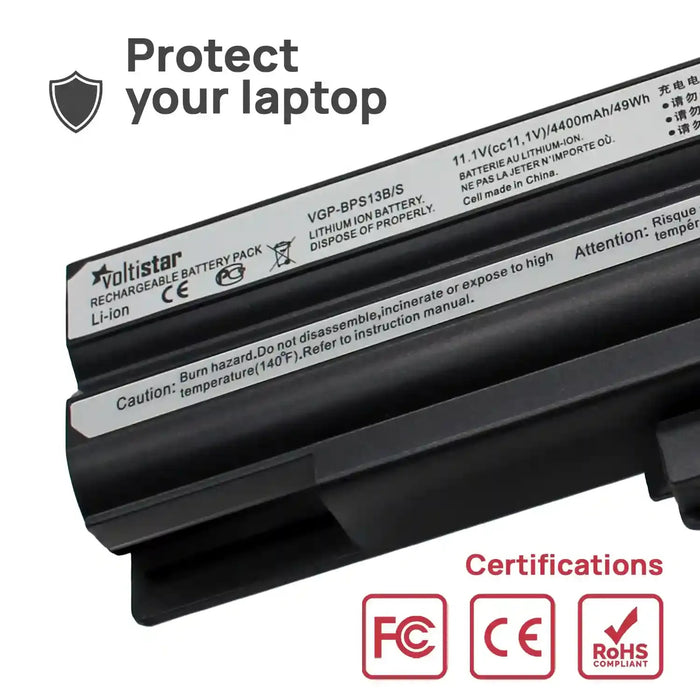 Batería Para Portátil Sony Vgp-Bps21A Vgp-Bps21B 11.1V 4400Mah 6 Celdas
