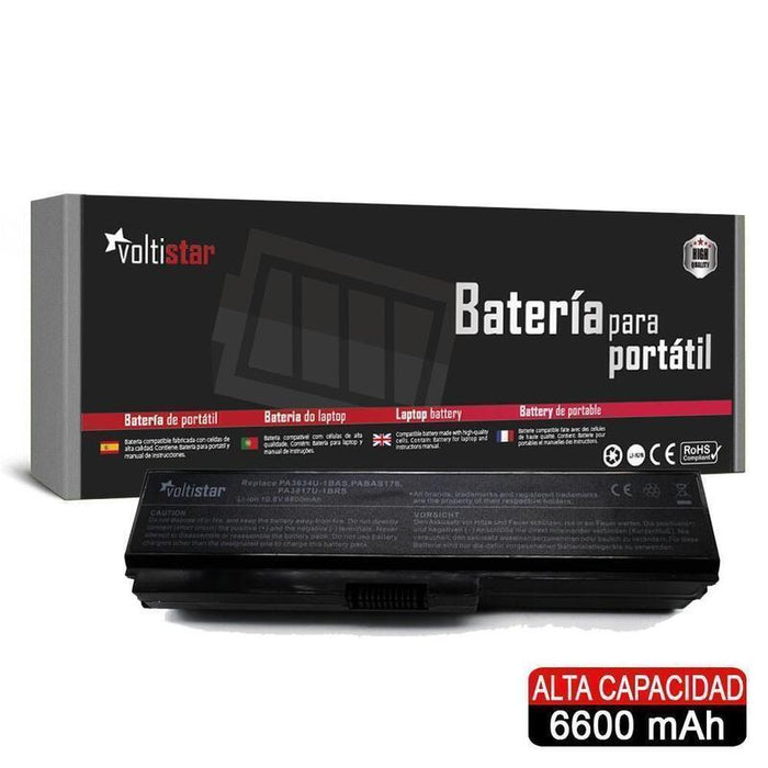 Batería Para Portátil Toshiba Satellite L310 L510 L710 Pa3634u-1bas Alta Capacidad