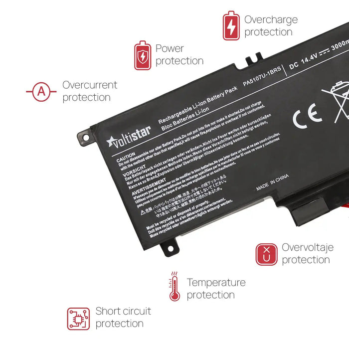 Batería Para Portátil Toshiba Satellite L45 L50 L55 P50 P55 S55 Pa5107U-1Brs P000573230