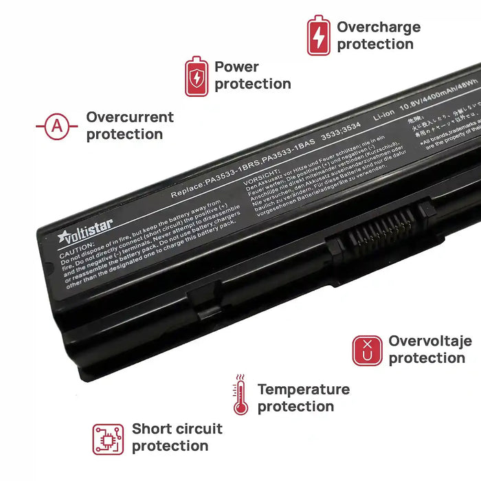 Batería Para Portátil Toshiba Satellite Pa3534 Pa3534-1Brs Pa3534-1Bas