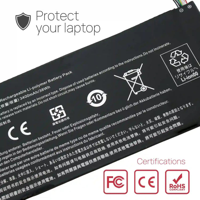 Batería Para Portátil Acer Chromebook 11.6" 11 C720-2848 C720 C720P C740 3Icp5/65/88 Ap13J4K Ap13J3K