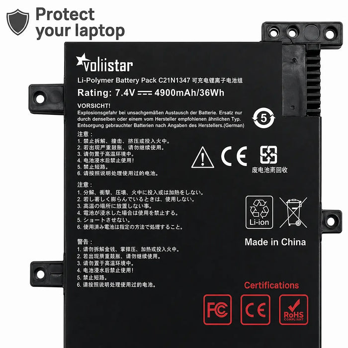 Batería Para Portátil Asus Asus A555 A555L