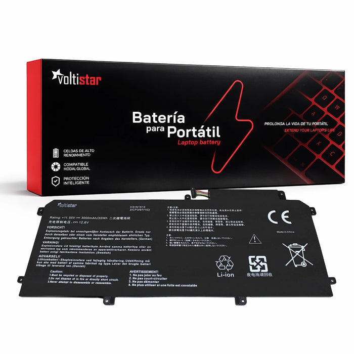 Batería Para Portátil Asus U3000C Ux330Ca C31N1610 11.55V