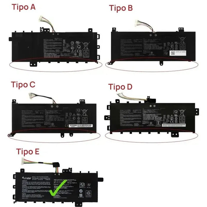 Batería Para Portátil Asus Vivobook F712D S712D F712E F712Ea F712F K712E K712Ea K712Eq K712J K712Ja S712Dam S712E Series 7.6V